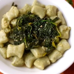 spinach gnocchi vegan