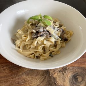 mushroom fettucini