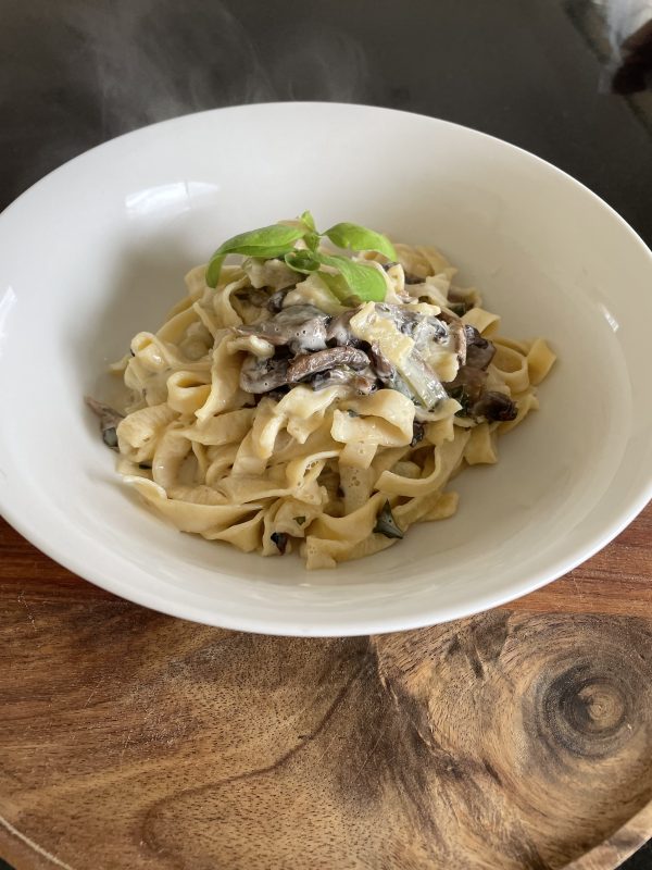 mushroom fettucini